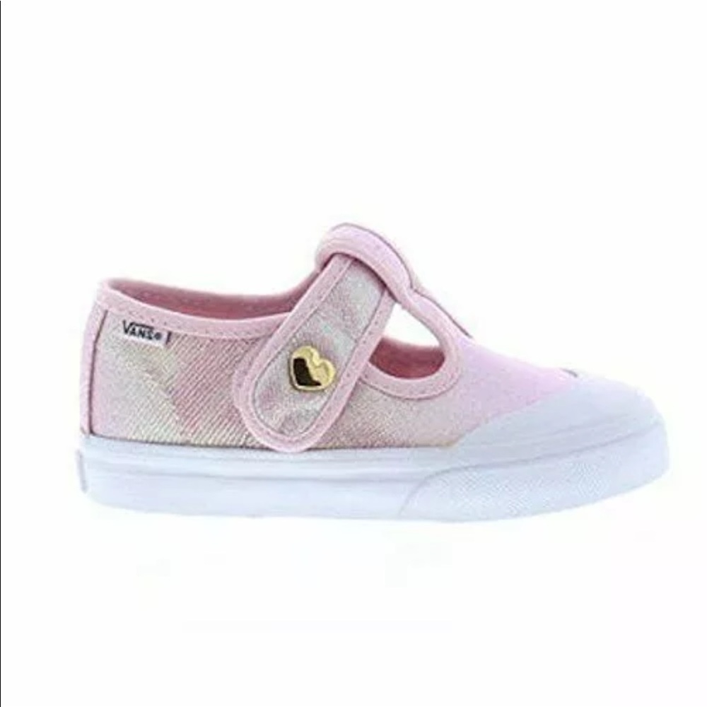 Vans girls Leena  pink shoes NIB size: 2.5